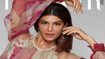 Jacqueline Fernandez on the cover of Harper's Bazaar