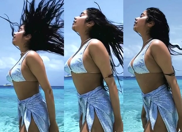 Janhvi Kapoor shares the most filmy beach video in a sexy sequined bikini  top with a matching sarong : Bollywood News - Bollywood Hungama