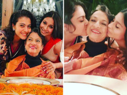 Kajol & Tanishaa Mukherji celebrates mother Tanuja’s 78th birthday