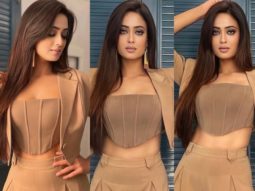 Khatron Ke Khiladi 11: Shweta Tiwari pairs beige corset top with high waisted pants and blazer
