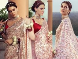 Kriti Sanon is struck by burst of sequins in embellished Manish Malhotra saree from Nooraniyat collection