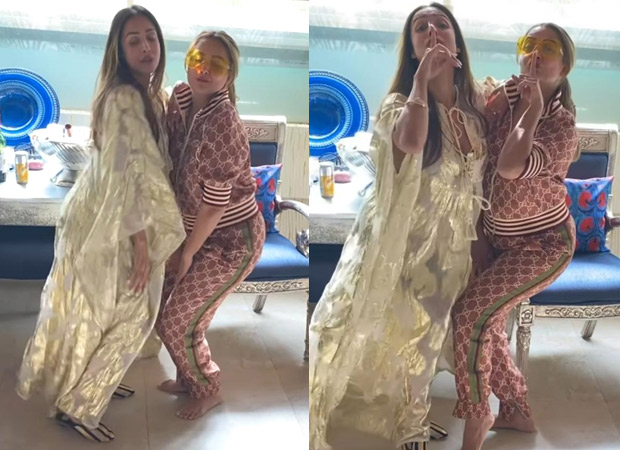 Malaika Arora and Amrita Arora groove to the viral 'Touch It' song
