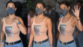 Malaika Arora stuns in metallic pants with a tank top and a bag worth Rs.1.2 lakh