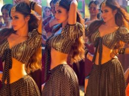 Mouni Roy looks irresistible in embellished blouse and skirt for her song ‘Disco Balam’
