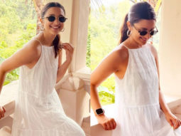 Parineeti Chopra makes an easy breezy statement in a white dress with Prada sneakers and worth over Rs. 55,000