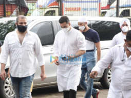 Photos: Celebs attend Aanand. L. Rai’s mother’s funeral in Oshiwara
