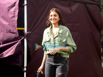 Photos: Anushka Sharma snapped during brand shoot in Filmcity, Goregaon