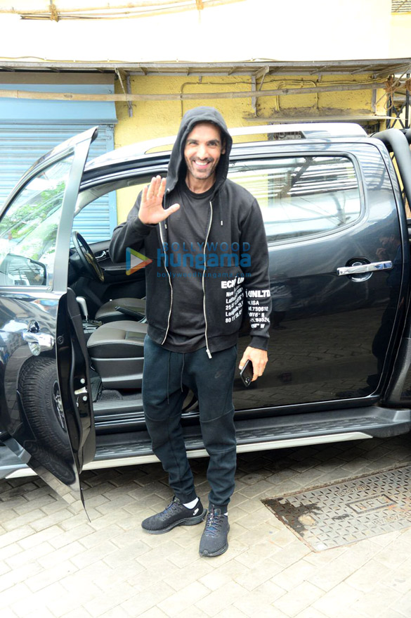 Photos: John Abraham spotted at a gym in Bandra