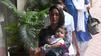 Photos: Kareena Kapoor Khan, Ibrahim Ali Khan and others snapped at Soha Ali Khan’s house for Inaaya’s birthday