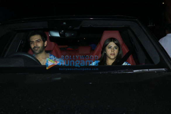 photos kartik aaryan ekta kapoor and others snapped at the wrap up party of the film freddy at tori 5