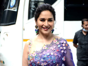 Photos: Madhuri Dixit on the sets of Dance Deewane