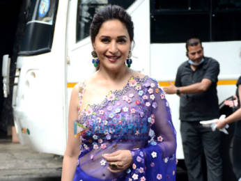 Photos: Madhuri Dixit on the sets of Dance Deewane