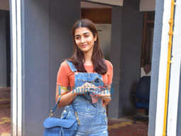Photos: Pooja Hegde spotted at dubbing studio