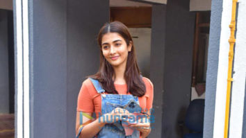 Photos: Pooja Hegde spotted at dubbing studio