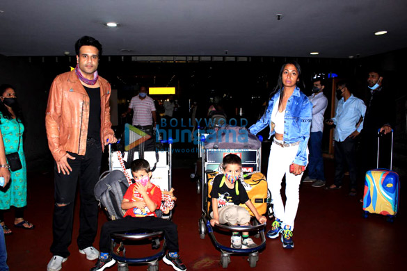 photos rakul preet singh kriti kharbanda sajid nadiadwala and others snapped at the airport 4