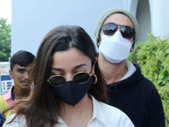 Photos: Ranbir Kapoor and Alia Bhatt return to Mumbai from Jodhpur