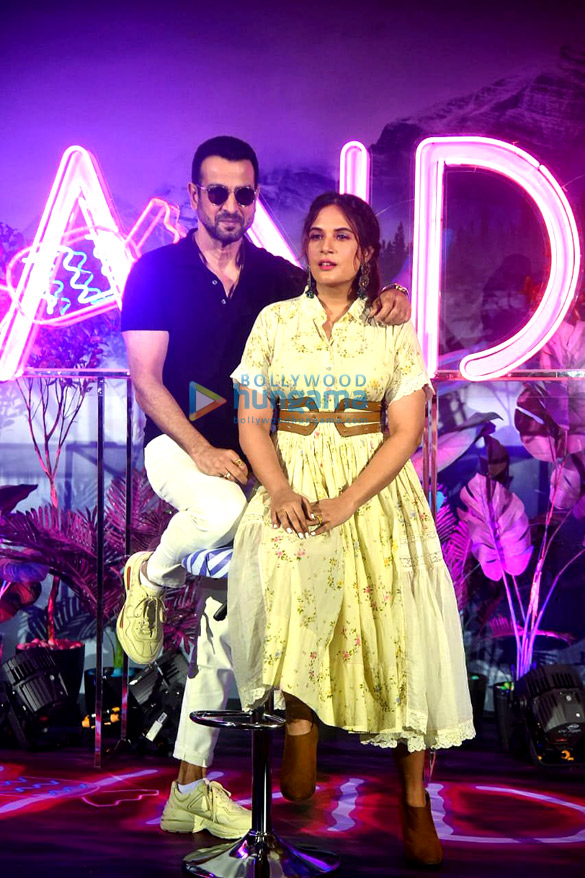 photos richa chadda and ronit roy snapped at a promotional event for their show candy 2