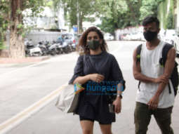 Photos: Sanya Malhotra snapped at a dance class in Khar