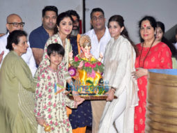 Photos: Shilpa Shetty snapped during Ganpati visarjan