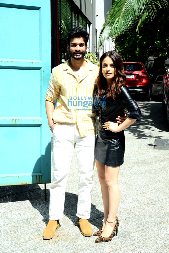 Photos: Sunny Kaushal and Radhika Madan snapped in Santacruz promoting Shiddat