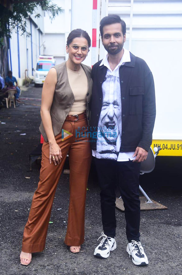 Photos: Taapsee Pannu, Abhishek Banerjee and Nikki Tamboli snapped at Zee Comedy Show