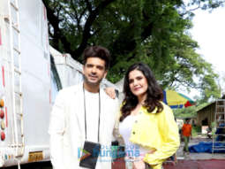 Photos: Zareen Khan and Karan Kundrra clicked in the suburbs for a shoot