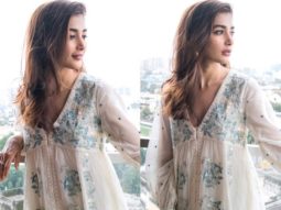 Pooja Hegde keeps it comfy and chic in printed Anita Dongre dress worth Rs.16,900