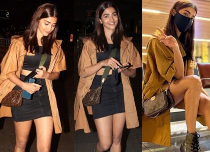 Pooja Hedge slays casual airport look with ₹1.3 lakh Louis