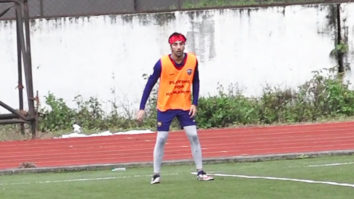 Ranbir with other celebs spotted playing Football