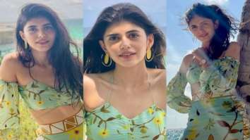Sanjana Sanghi makes a splash in a mint green set as she celebrates her 25th birthday in Maldives