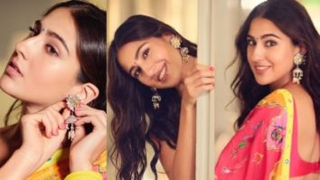 Sara Ali Khan goes desi in a printed pink saree for Global Citizen Concert