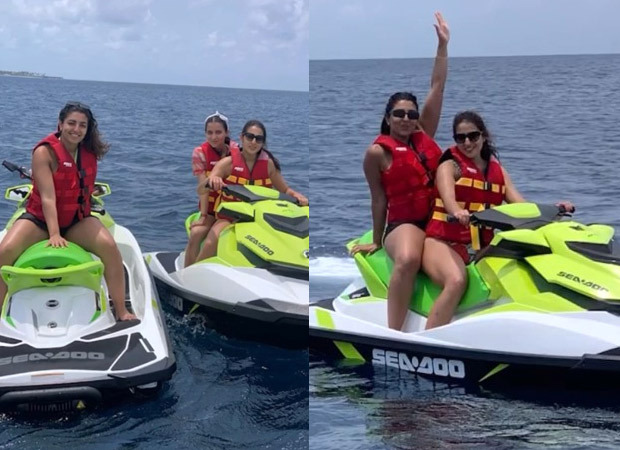 Sara Ali Khan spends sometime in the Maldives jet skiing with her girl gang. Watch cool video