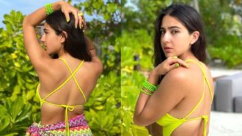 Sara Ali Khan stuns in pictures from Maldives as she dons a bright neon yellow bikini
