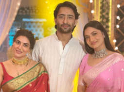 Shaheer Sheikh, Ankita Lokhande and others spotted in stunning traditional outfits; see photos