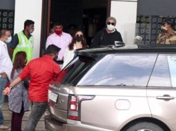 Snapped: Ranbir Kapoor and Alia Bhatt at Kalina Airport, Mumbai