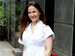 Spotted: Elli AvrRam at Pooja Films office for a meeting