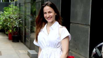 Spotted: Elli AvrRam at Pooja Films office for a meeting