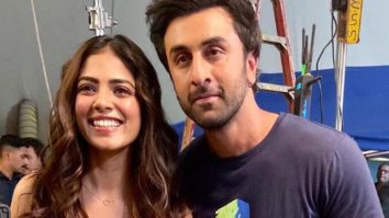 Malavika Mohanan and Ranbir Kapoor share screen space for an ad