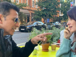 Twinkle Khanna shares a series of candid pictures with Akshay Kumar; calls it a representation of most marriages