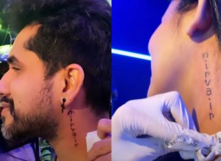 Kishwer Merchant and Suyyash Rai get their new-born baby Nirvair’s name inked