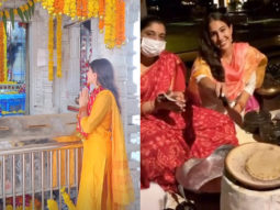 Sara Ali Khan wishes Happy Navratri from Udaipur; makes rotis in Rajasthan