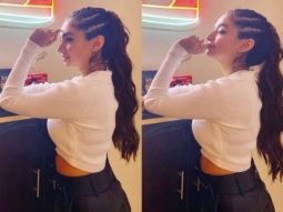 Anushka Sen keeps it cool in casuals and braided hair