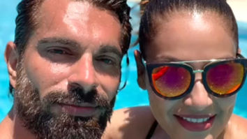 Bipasha Basu plants an adorable kiss on hubby Karan Singh Grover; watch video from their vacation