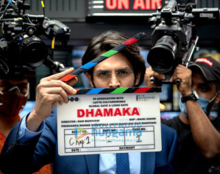 On The Sets From The Movie Dhamaka