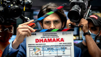 On The Sets From The Movie Dhamaka