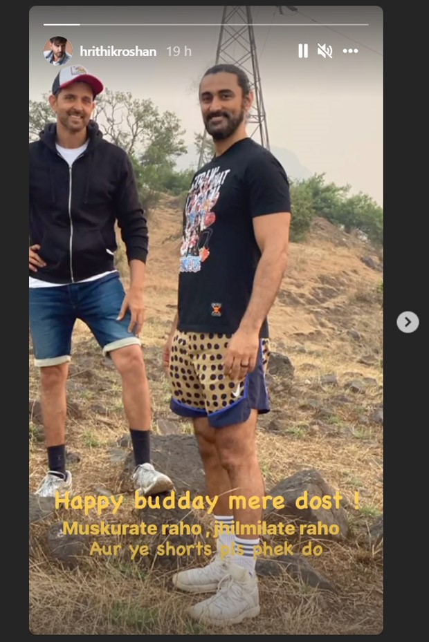 Hrithik Roshan wishes Kunal Kapoor with a funny birthday post
