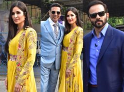 Katrina Kaif goes desi while Akshay Kumar opts for a three-piece suit as they promote Sooryavanshi on KBC