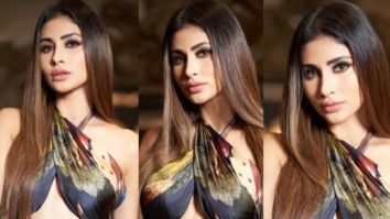 Mouni Roy is too hot to handle in halter-neck silk scarf top worth Rs. 14,000; pairs it with leather pants and thigh-high boots