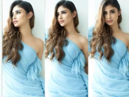Mouni Roy oozes oomph in dreamy mini blue dress