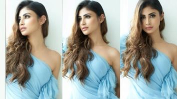 Mouni Roy oozes oomph in dreamy mini blue dress